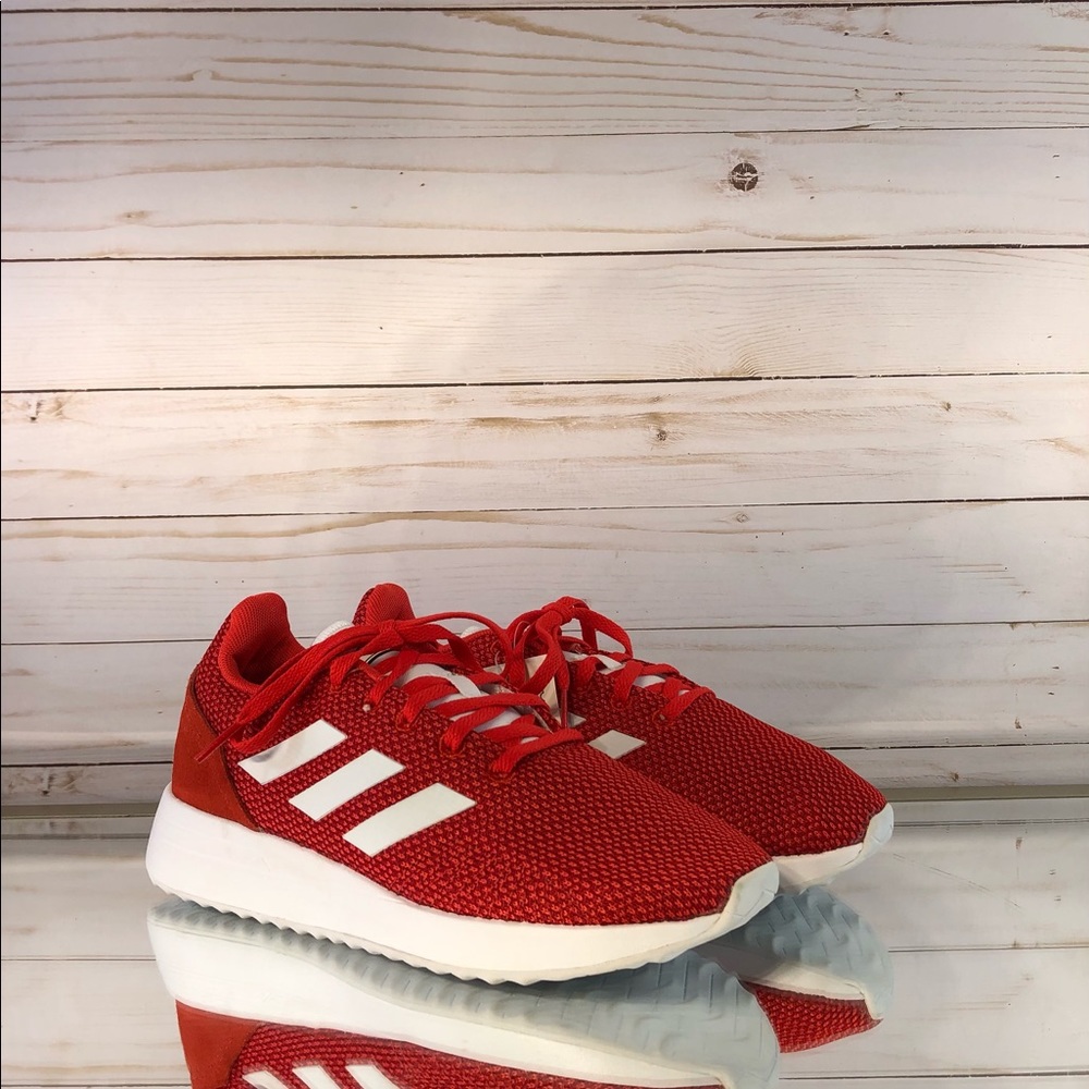 NWT Addias Red & White Trainers Sneakers